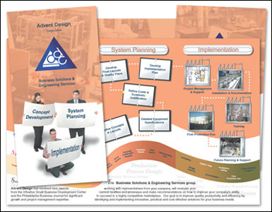 Business Brochure Design for Advent Design by Dynamic Digital Advertising