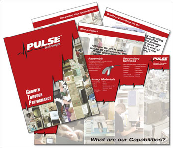  Pulse Tech's Corporate Capabilites Brochure Designed by Dynamic Digital Advertising