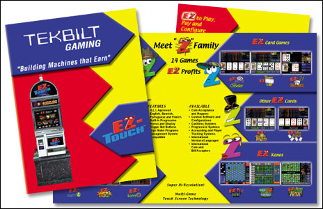 Creative Brochure Design for Tekbilt Gaming by Dynamic Digital Advertising