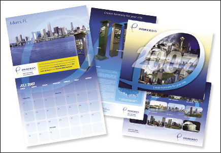 Calendar Design for Parkeon by Dynamic Digital Advertising