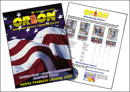 2002 Product Catalog Design for Orion by Dynamic Digital Advertising