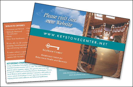 Post card for KeyStone Center