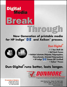 product trade ad created for Dunmore