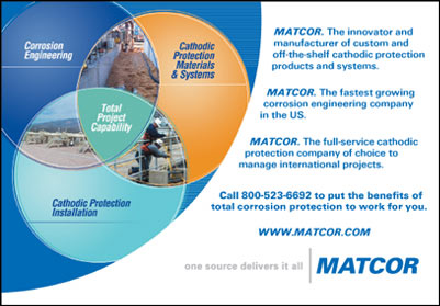 trade ad designed for Matcor