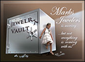 Direct Mail Invitation for Marks Jewelers