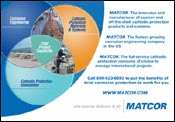 trade ad designed for Matcor