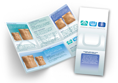 Professional Brochure Design for Arizona Urology Institute by Dynamic Digital Advertising