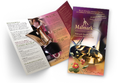 Marketing Brochure Design for Malmark Handbells by Dynamic Digital Advertising