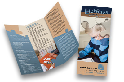 Professional Brochure Design for Foundations Behavioral Health by Dynamic Digital Advertising
