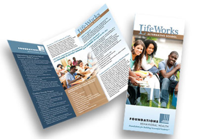 Professional Brochure Design for Foundations Behavioral Health by Dynamic Digital Advertising